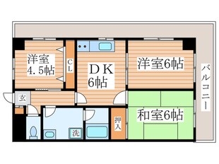 クレインマンションの物件間取画像